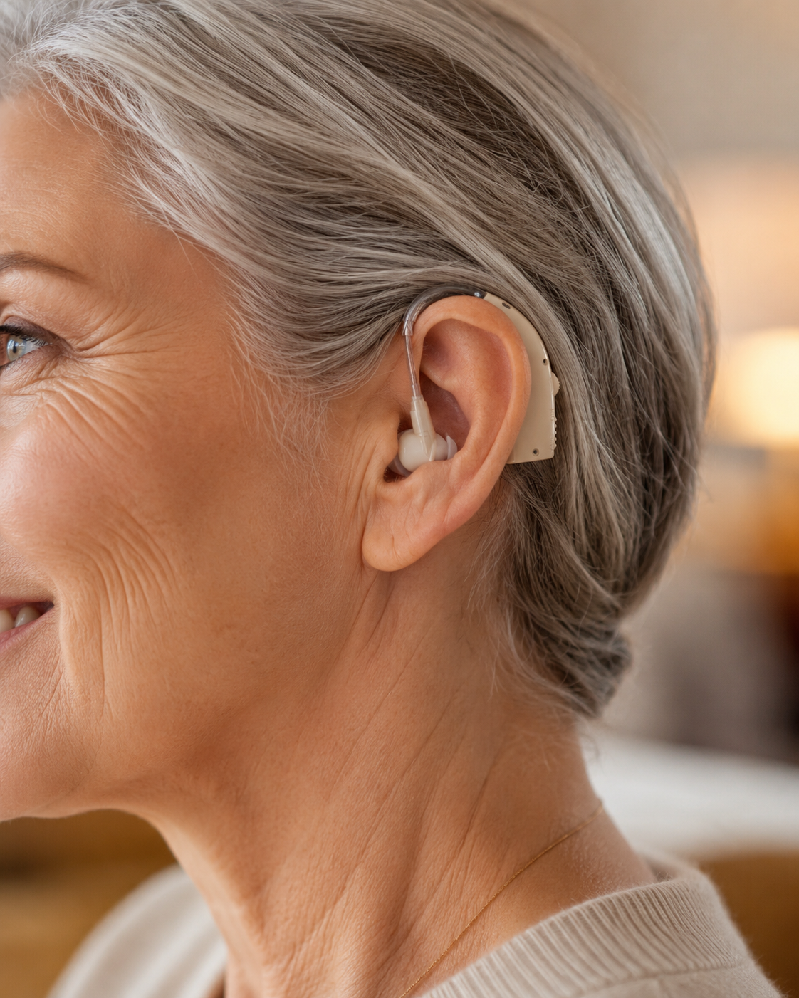 Rechargeable Digital Hearing Aid – Bluetooth & Noise Reduction